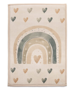 Dywan do zabawy - Pluffy Heart krem/multi - overzicht Dywan do zabawy - Pluffy Heart krem/multi - overzicht