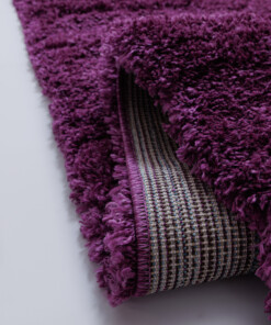 Chodnik z długim włosiem - Cozy Shaggy fioletowy - close up, thumbnail Chodnik z długim włosiem - Cozy Shaggy fioletowy - close up, thumbnail