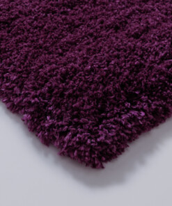 Chodnik z długim włosiem - Cozy Shaggy fioletowy - close up