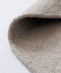 Dywan okrągły wełniany - Grund szary - close up, thumbnail