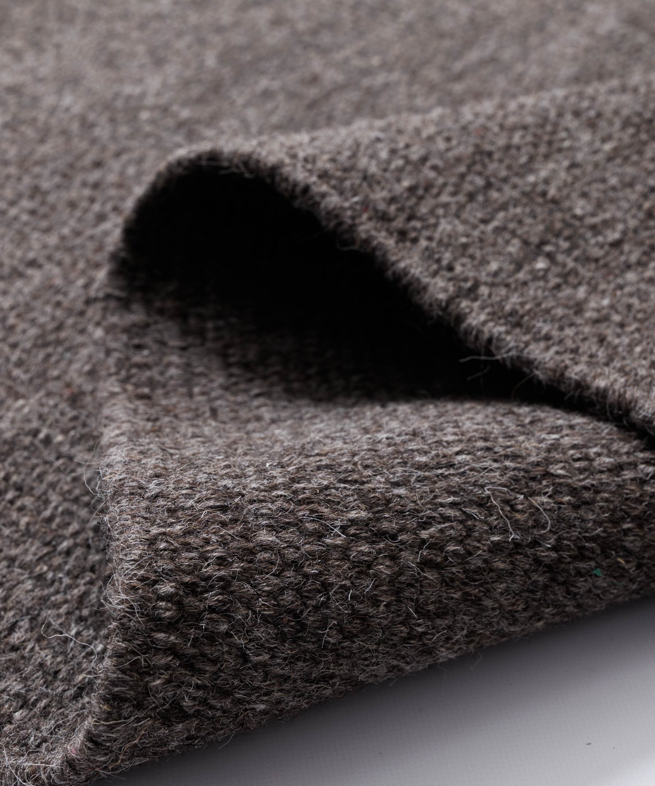 Dywan wełniany - Grund taupe - close up Dywan wełniany - Grund taupe - close up