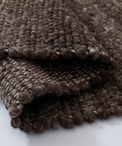 Dywan wełniany - Heimur brązowy/naturalny - close up, thumbnail