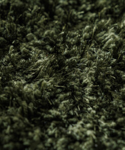 Dywan shaggy - Meadow oliwkowy - close up, thumbnail