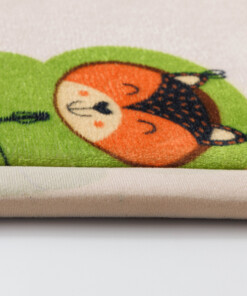 Dywan do zabawy kwadratowy - Pluffy Forest animals multi - close up, thumbnail Dywan do zabawy kwadratowy - Pluffy Forest animals multi - close up, thumbnail