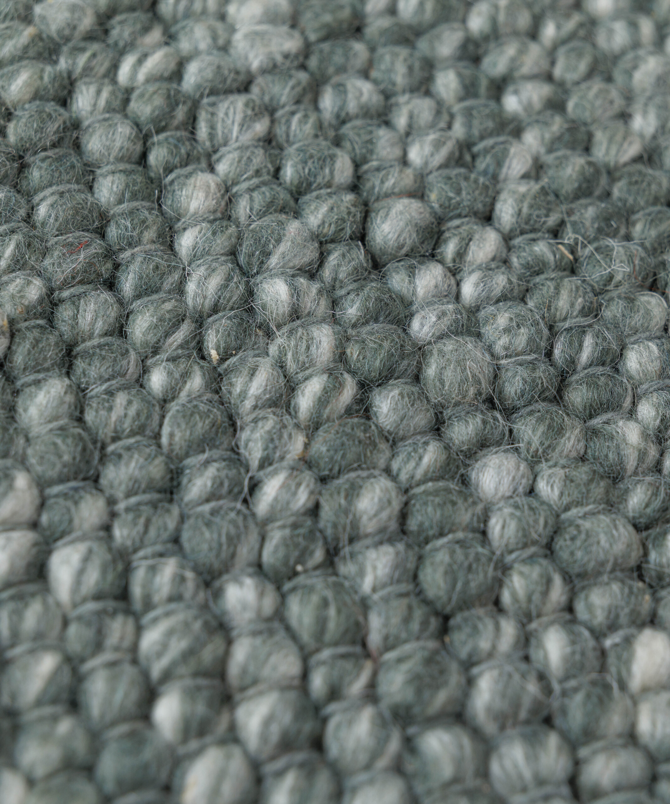 Dywan wełniany - Silvull zielony - close up Dywan wełniany - Silvull zielony - close up