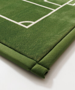 Dywan do zabawy - Pluffy Soccer Field zielony - close up, thumbnail Dywan do zabawy - Pluffy Soccer Field zielony - close up, thumbnail
