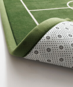 Dywan do zabawy - Pluffy Soccer Field zielony - close up