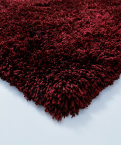 Dywan shaggy - Sveve burgund - close up, thumbnail