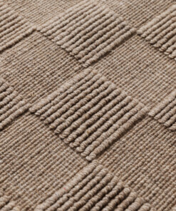 Dywan wełniany - Tavle taupe - close up, thumbnail Dywan wełniany - Tavle taupe - close up, thumbnail