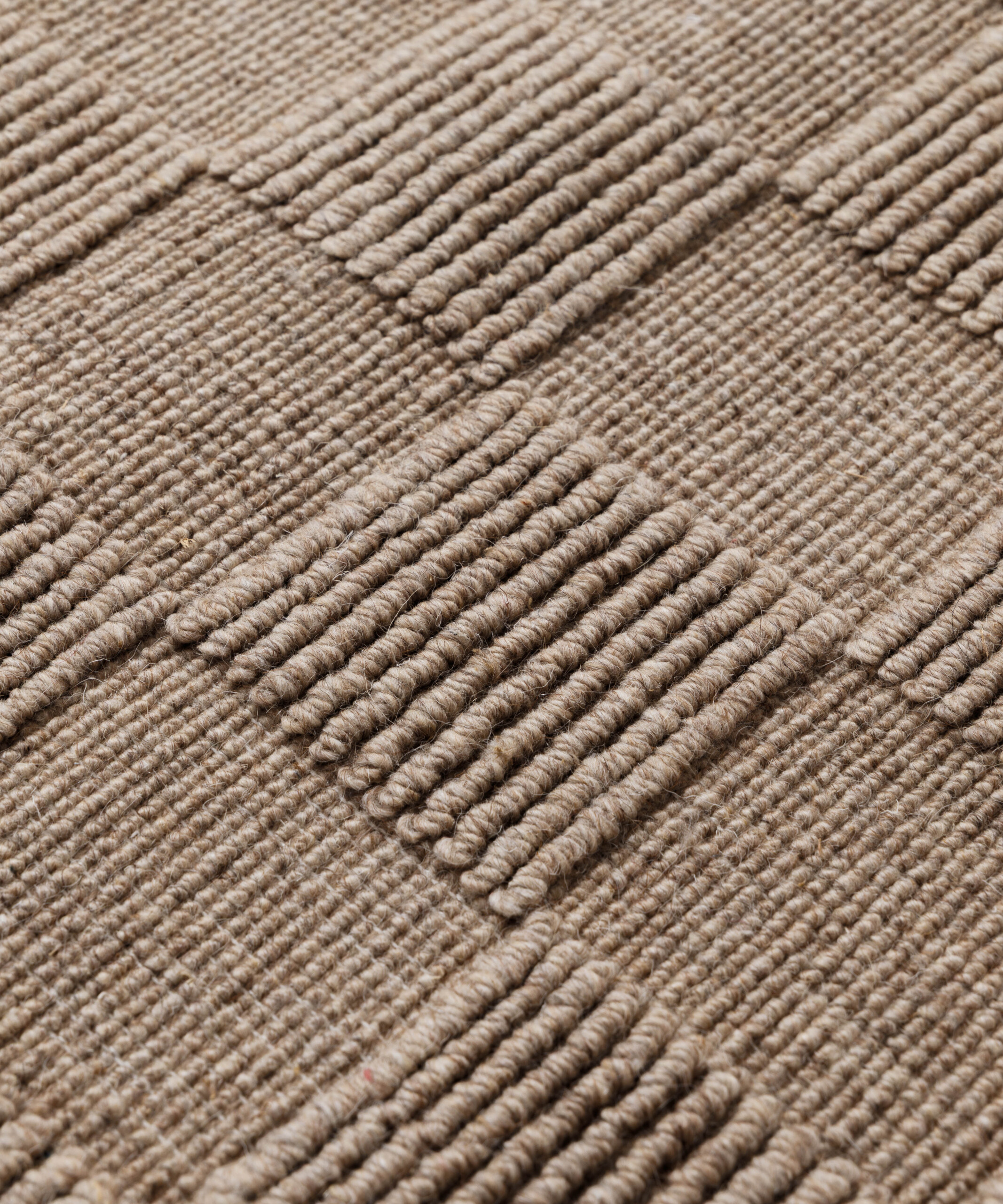 Dywan wełniany - Tavle taupe - close up Dywan wełniany - Tavle taupe - close up