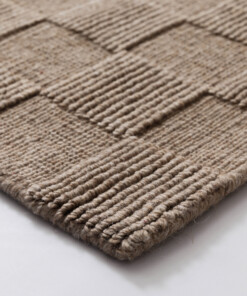 Dywan wełniany - Tavle taupe - close up, thumbnail Dywan wełniany - Tavle taupe - close up, thumbnail